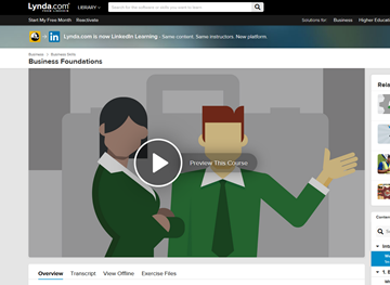 LinkedIn Learning - Business Foundations