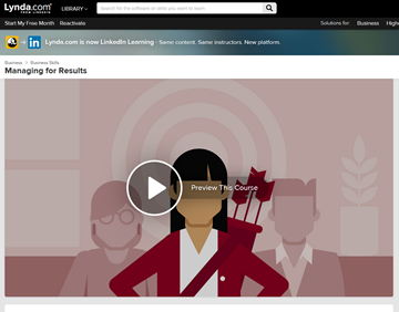 Lynda.com - Managing for Results