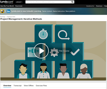 LinkedIn Learning - Project Management Iterative Methods