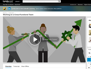 LinkedIn Learning - Working on a Cross-Functional Team